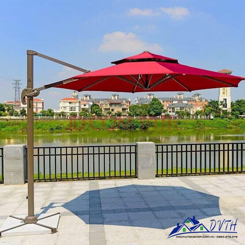 Ô dù che nắng tại Điện Biên